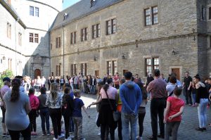 Neben der Jugendherberge befinden sich auf der Wewelsburg auch Museen. Hier konnten die djo`ler viel Neues erfahren. (Quelle: djoNRW)